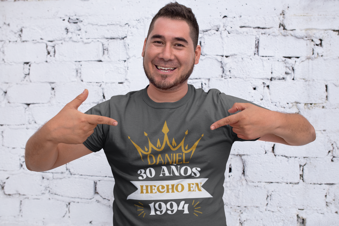 Camiseta Personalizada para Hombre -cumpleaño